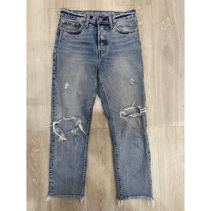 Levi’s high-rise Wedgie Jean.